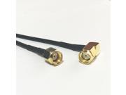 New RP SMA Male Plug Right Angle Connector To RP SMA Male Plug Connector RG174 Cable 20CM 8 Adapter Wholesale Fast Ship