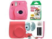 Fujifilm Instax Mini 9 Instant Film Camera (Flamingo Pink)