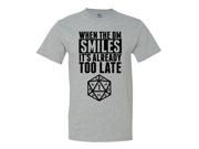 Minty Tees When The DM Smiles It s Already Too LateT Shirt Medium Athletic Heather
