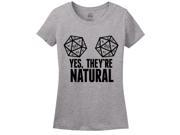 Yes They re Natural Women s T Shirt Small Athletic Heather