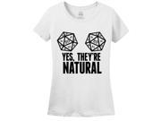 Yes They re Natural Women s T Shirt Medium White