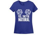 Yes They re Natural Women s T Shirt Small Royal