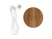 Qi Wireless Charger Pad for Qi enabled Devices Single Pad Wood