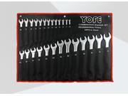 26pcs 6 32mm Combination Open End Concave Rib Wrench Tools Set