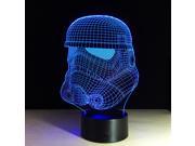 Star War Clone Troopers 3D Touch Remote Table Desk Night Light Lamp 7 Color Gradual Changing