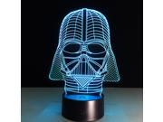 Darth Vader 3D 7 Color Gradual Changing Touch Table Desk Night Light Lamp with Remote Controller