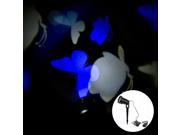 Waterproof White Blue Butterfly Landscape Projector Wall Motion Lamp Light for Holiday