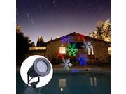 Snowflake Landscape Projector Wall Motion Lamp Light for Holiday Party Light