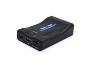 1080P Scart to HDMI Converter Scaler Box USB Cable