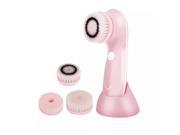 3 in 1 Rechargeable Electric Facial Cleansing Brush with 3 Different Replacement Heads