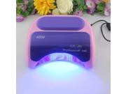48W LED UV Nail Lamp Gel Polish Nail Dryer Light with timer 110 220V Nail Dryer Automatic Induction