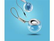 Mini Portable Crystal Ball Bluetooth speaker outdoor fashion speaker for phone pc laptop Bue