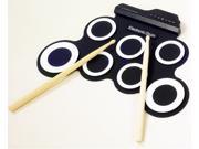 Iword USB MIDI Portable Roll Up Electronic Drum G3002 Kit Pedal