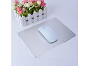 New Fashion Designs Aluminum Anti Slip Laptop PC Mice Pad Mat Mouse Pad silver