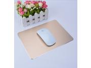 New Fashion Designs Aluminum Anti Slip Laptop PC Mice Pad Mat Mouse Pad golden