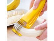 Portable Banana Slicer Steel and Plastic
