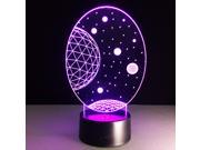 3D Illusion Night Light 7 Color Changing LED Home Decor Lamp for Chirstmas