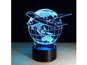 Earth Globe Night Light 3D visualization Illusion colour Desk Table lamp Gifts