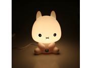 Novelty PVC Plastic Baby Bedroom Lamps Night Light Cartoon Pets Rabbit Sleep Kids Lamp Bulb Nightlight for Children