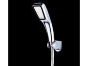 300% Pressure Boost shower head Chuveiro 300 Holes Quality ABS chrome hand hold Bathroom Shower Head
