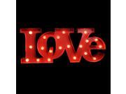Marquee Letters Light Red LOVE Word LED Letter Sign Night Lamp Light up Letters and Illuminated Home Wedding Decorations