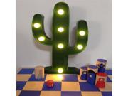 Cactus Light Romantic 3D Lamp LED Baby Night Light Romantic Dim Mood Lamp 2AA Battery Operated Child s Room Deration