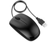 3 Button Wired USB Optical Mouse Mice Black