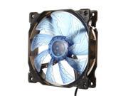 3 Pin 4 Pin 120mm PWM PC Computer Case CPU Cooler Cooling Fan with LED blue