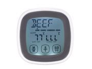 Mini Digital Meat Cooking Thermometer with Probe LCD Timer with Timing and Alarm Function 10 250degrees 14 482fahrenheit
