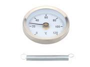 0 120 Degrees Stainless Steel Surface Weather Station Tester High Quality Thermometer Pipe Clip on Temperature Gauge with Spring