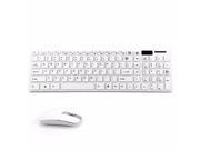 2.4G Optical Wireless Slim Keyboard and Mouse Combo Kit with USB Receiver Fashion Design for PC Laptop Office