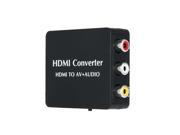 HD 1080p HDMI Converter HDMI to RCA Audio Video AV CVBS SPDIF Coaxial Adapter Converter Black