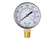 50mm 0~200psi 0~14bar Pool Filter Water Pressure Dial Hydraulic Pressure Gauge Meter Manometer 1 4 NPT Thread manometre pression