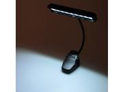 9 LEDs Portable Flexible Orchestra Piano Music Score Light Stand Clip light Desk Reading Lamp