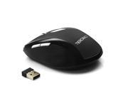 2.4G Wireless Mouse Nano Receiver 6 Buttons 1600 DPI 3 Adjustment Levels Design for Laptop Notebook PC Laptop Computer