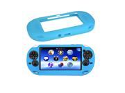 Blue Soft Silicone Skin Protector GEL Frame Cover Sleeve Game Case Protective Shell Guard for Sony PS Vita Console PSP