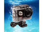 4K Ultra HD Sports Camera Wifi 16MP Full HD Action Camera 1080p 30M Under Water Helmet Cam 170D Lens Romote Control