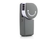 Fashion Smile Rechargeable No Leaf USB MINI Fan Silence Ventilador Desktop Air Conditioner Fan Controller Ventilador De Mesa