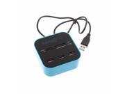 USB 2.0 hub Combo All In One Multi card Reader with 3 Ports for MMC M2 MS