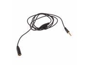 3.5mm M F 1M Audio Extension Stereo Headphone Cord Cable with Volume Control