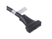 3PCS lot Super Speed USB 3.0 20Pin Housing Male to USB 2.0 9Pin Motherboard Female Adapter Cable