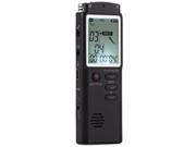 8GB 2 in 1 Professional Digital Audio Voice Recorder with Real Time Display A Key lock Screen Telephone Recording MP3 Player