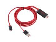 2M MHL Micro USB to HDMI Cable Full HD 1080P Adapter for Xiaomi Redmi Samsung HDTV Mobile Phone Tablet