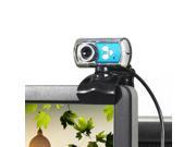 HD 12.0 MP 3 LED USB Webcam Camera with Mic Night Vision for PC Blue