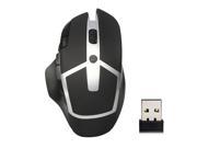Adjustable 2400DPI Wireless 2.4GHz USB Optical Mouse for PC Desktop Laptop 10M Working Distance 8 Buttons