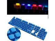 104 Keycap for Cherry MX Switches Double Shot Translucent ABS Backlit Backligh Gaming Keyboard ABS Translucidus Key caps Blue