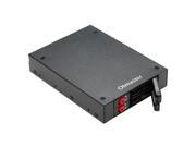 Full Metal 2 Bays Mobile Rack with Key Lock LED Indicator Support Hot Swap for 2.5 SATA HDD SSD Fits PC 3.5 Floppy