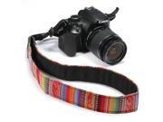 Vintage Hippie Style SLR DSLR Camera Neck Shoulder Strap Belt Durable Cotton for Canon for Nikon for Pentax for Sony