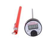 Portable LCD Digital Thermometer Temp Testor with Probe Sensor Gauge for Household Kitchen Food Tools
