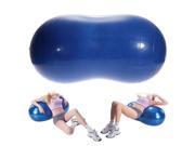 Anti Burst Yoga Ball Peanut Shape Fitness Exercise Health Sports Gym Colorful 68x35cm Durable
